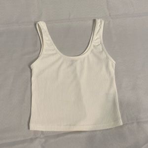Basic white tank top